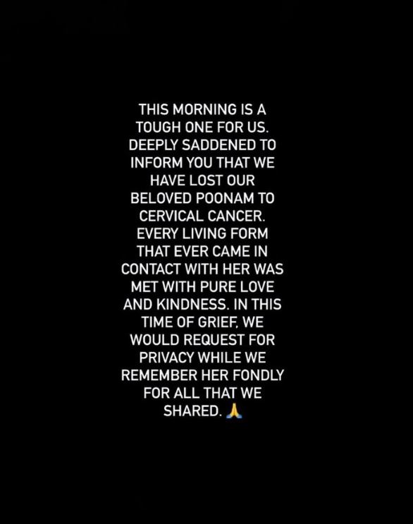 Poonam Pandey Instagram